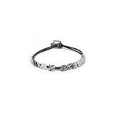 Silver Hammered Bracelet